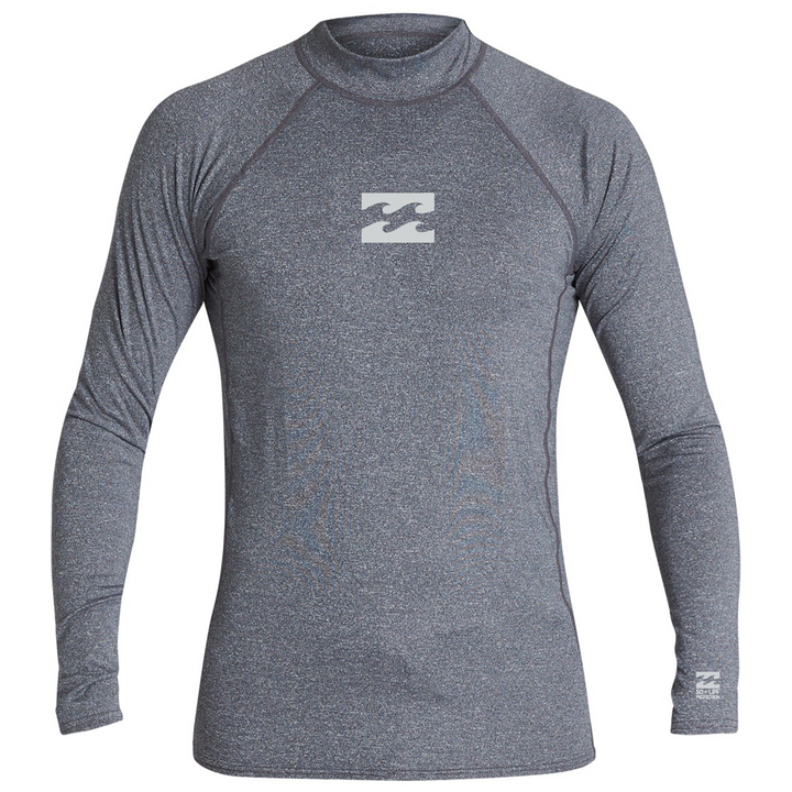 Billabong All Day Wave Performance Fit Long Sleeve Surf Shirt - Toddler Boys' Grey Heather