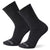 Smartwool Athletic Light Elite Stripe Crew Socks - 2 Pack - Unisex Black