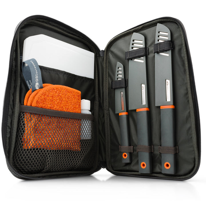 GSI Outdoors Santoku Knife Set Gray