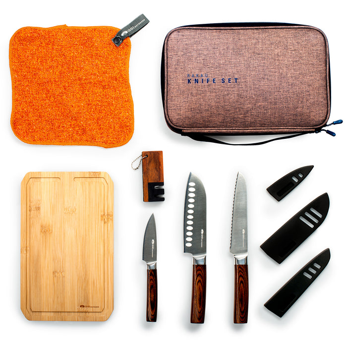 GSI Outdoors Rakau Knife Set Gray