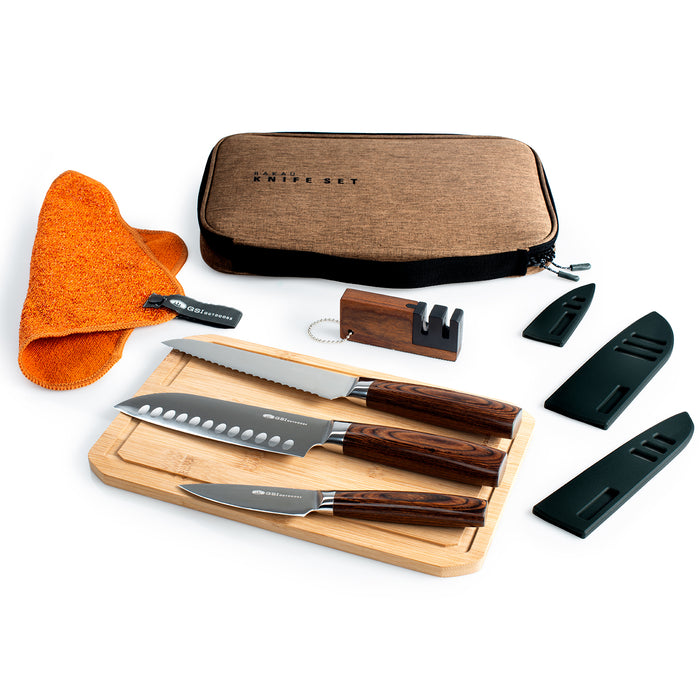 GSI Outdoors Rakau Knife Set Gray