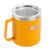 GSI Outdoors Glacier Stainless 15oz Camp Cup Mineral Yellow