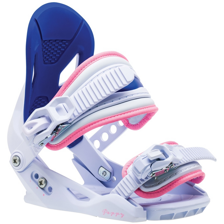 Roxy Poppy Snowboard Bindings - Toddler Girls' 2021 White