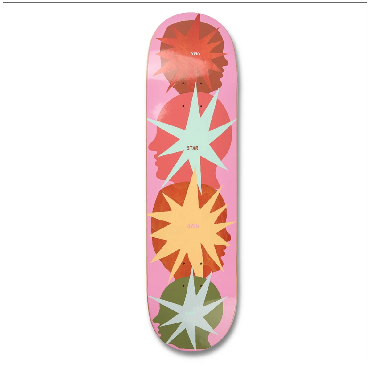 Uma Landsleds Star Head Buddies 8.5 Skateboard Deck