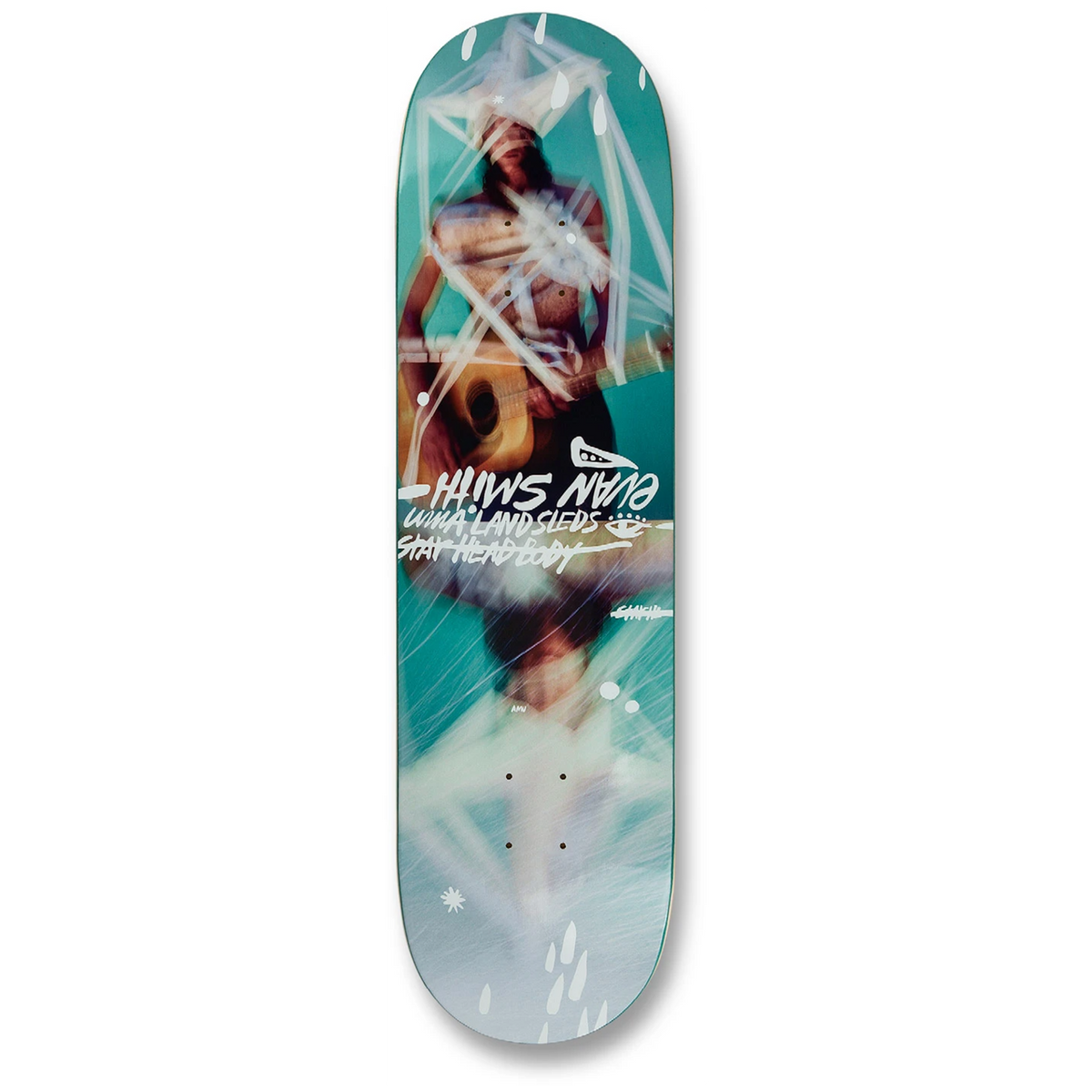Uma Landsleds Taped Evan 8.25 Skateboard Deck