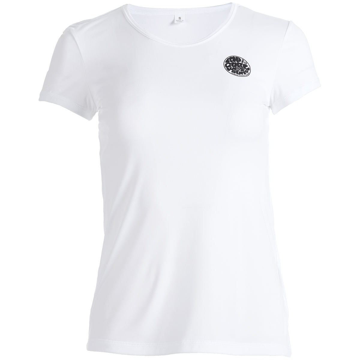 Rip Curl Whitewash Short Sleeve Loose Fit Surf Shirt - Women's White
