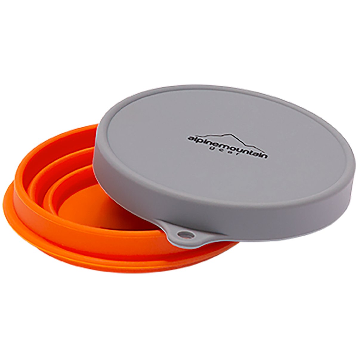 Alpine Mountain Gear Collapsible Silicone Bowl - Small Orange