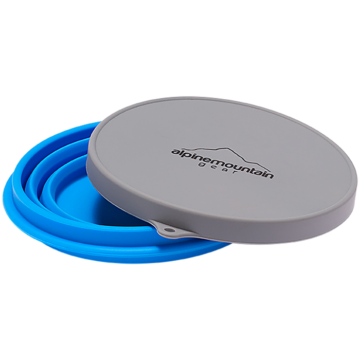 Alpine Mountain Gear Collapsible Silicone Bowl - Large Blue