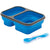 Alpine Mountain Gear Collapsible Silicone Food Container Blue