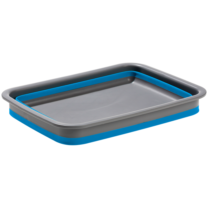 Alpine Mountain Gear Collapsible Silicone Washing Container Blue