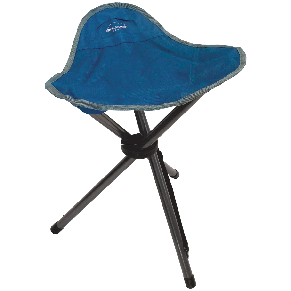 Alpine Mountain Gear Tripod Stool Camp Chair Blue
