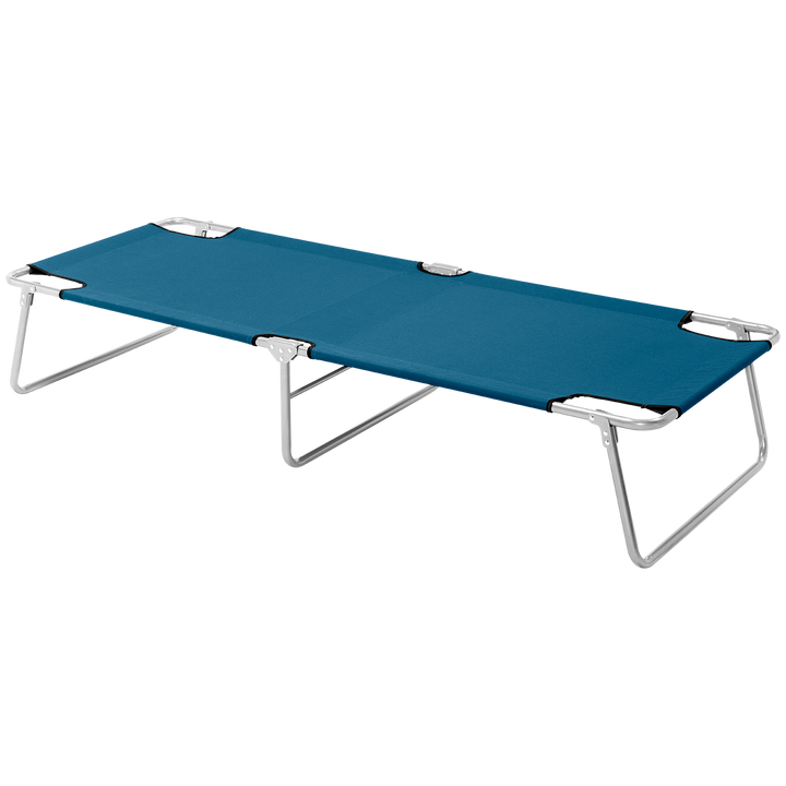 Alpine Mountain Gear Campers Folding Cot Blue
