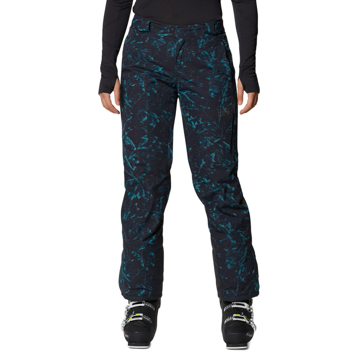 Mountain Hardwear FireFall/2™ Insulated Short Pants - Women's Dark Storm Glitch Print