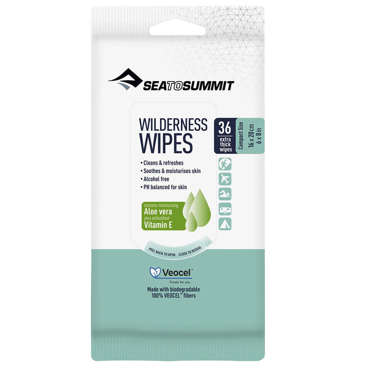 Sea to Summit Wilderness Wipes - 36 Pack One Color