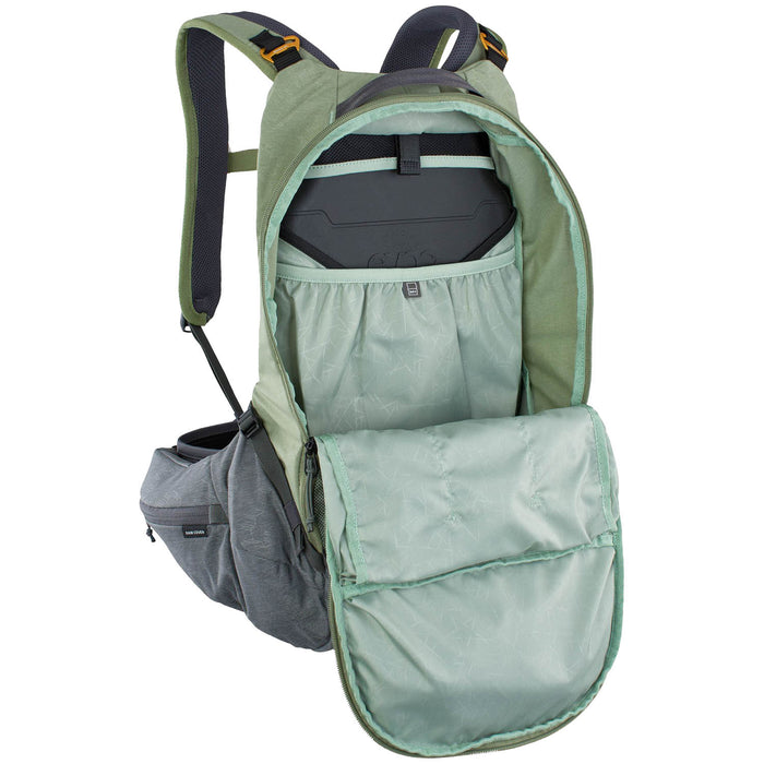 EVOC Trail Pro 16 Backpack Light Olive/Carbon Grey