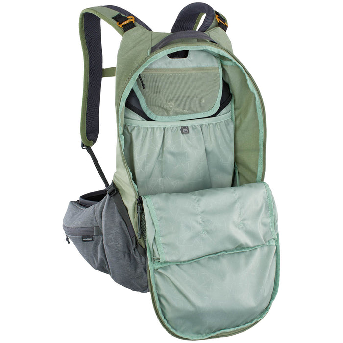 EVOC Trail Pro 16 Backpack Light Olive/Carbon Grey