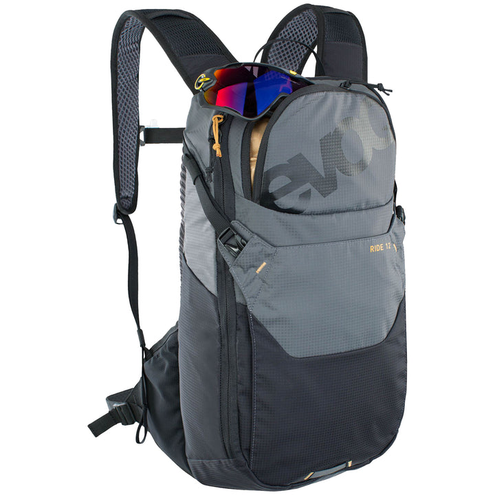 EVOC Ride 12L Hydration Bag Black/Carbon Grey