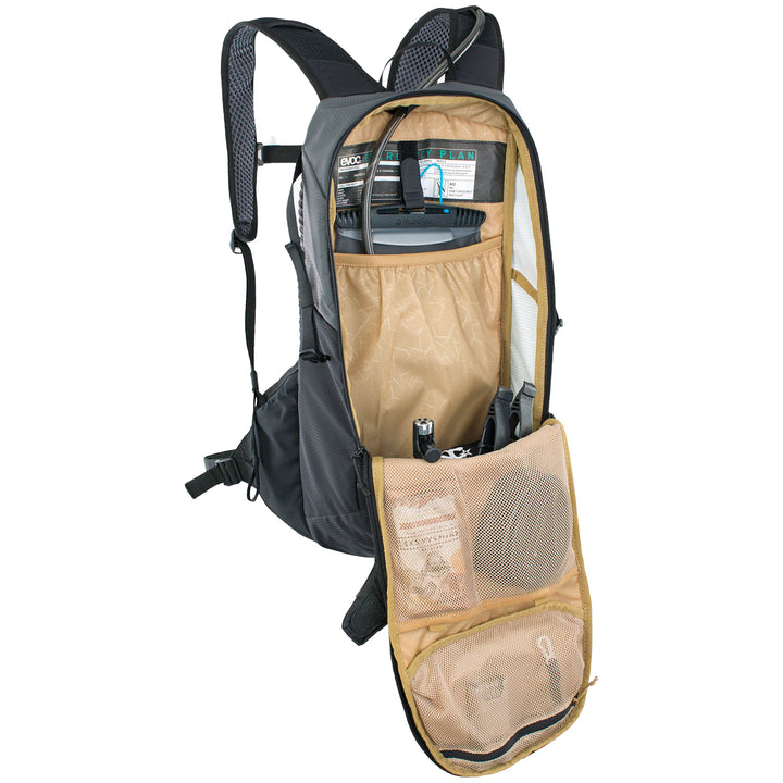 EVOC Ride 12L Hydration Bag Black/Carbon Grey