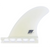 True Ames Side Bite 3.7" Futures Fin Set Clear