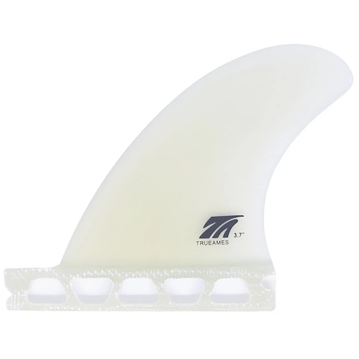 True Ames Side Bite 3.7" Futures Fin Set Clear