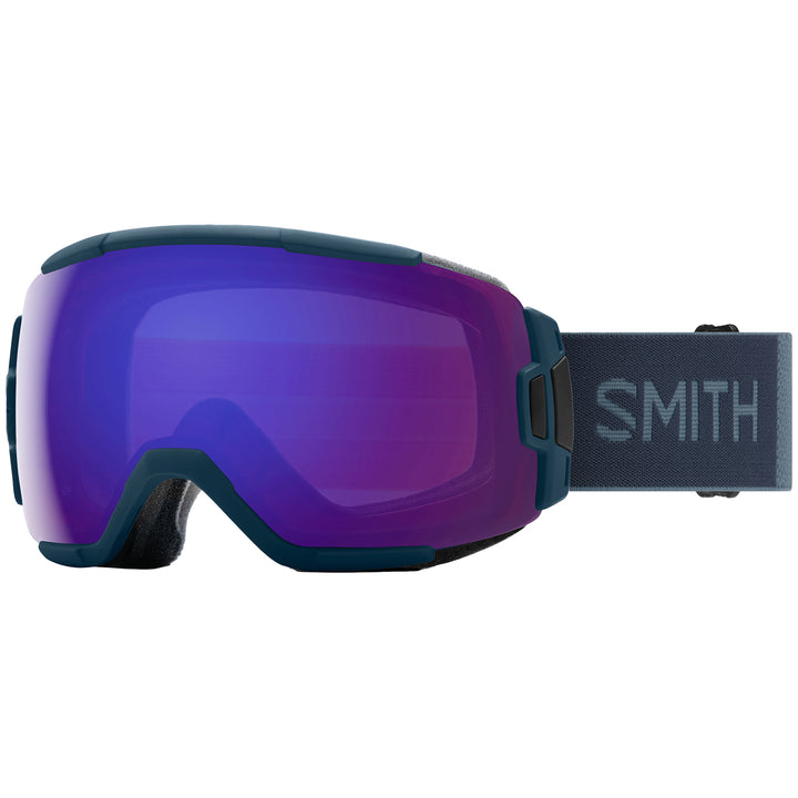 Smith Vice Low Bridge Fit Goggles French Navy/ChromaPop Everyday Violet Mirror