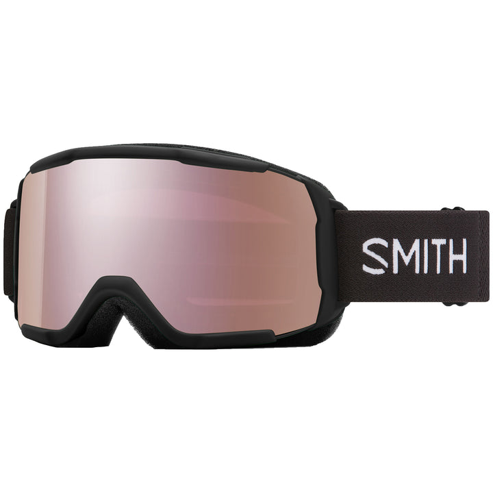 Smith Showcase OTG Low Bridge Fit Goggles - Women's Black/ChromaPop Everyday Rose Gold Mirror