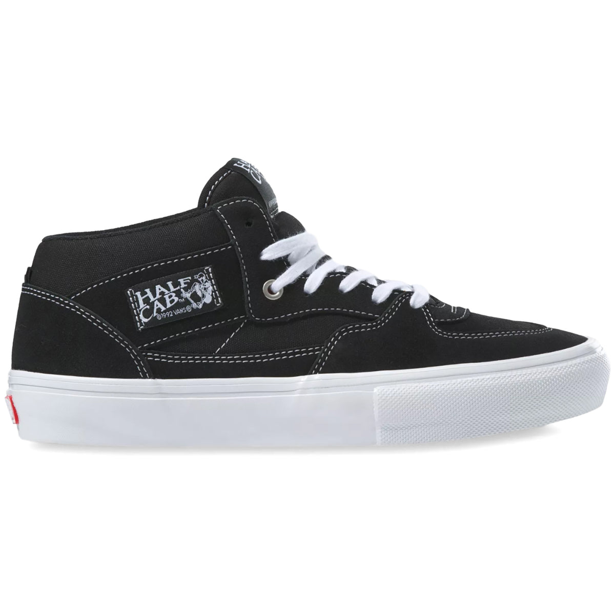 Vans Skate Half Cab Shoes - Men's Black/White