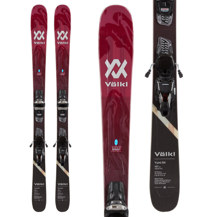 Völkl Yumi 84 Skis + Marker Squire 11 TCX Demo Bindings - Women's 2021