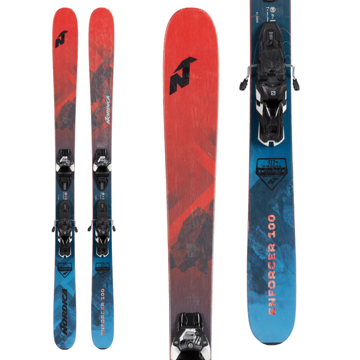 Nordica Enforcer 100 Skis + Salomon Warden MNC 13 Demo Bindings 2020