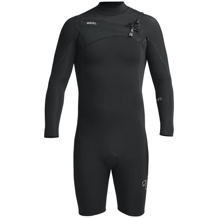 XCEL Comp X Long Sleeve 2mm Springsuit Black