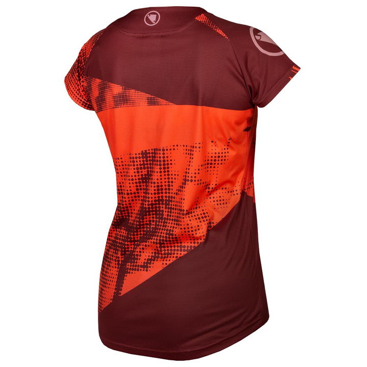 Endura SingleTrack Dots LTD S/S Jersey - Women's HiVis Coral