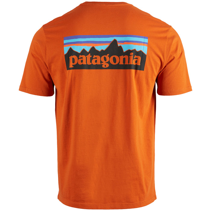 Patagonia P-6 Logo Organic T-Shirt - Men's Desert Orange