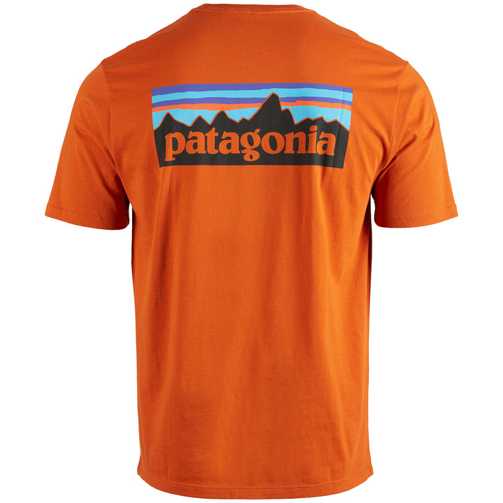 Patagonia P-6 Logo Organic T-Shirt - Men's Desert Orange