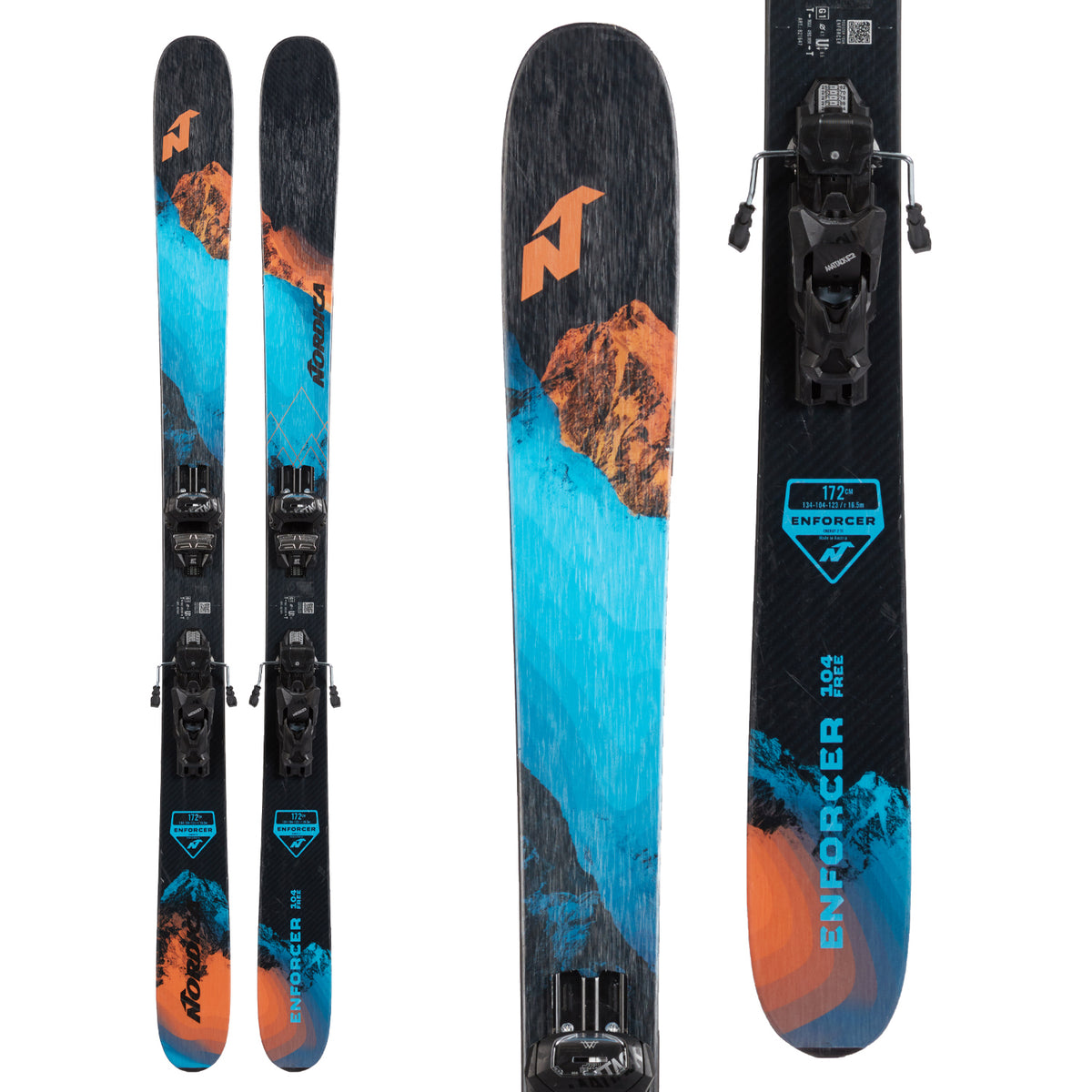 Nordica Enforcer Free 104 Skis + Tyrolia Attack 11 GW Demo Bindings 2021