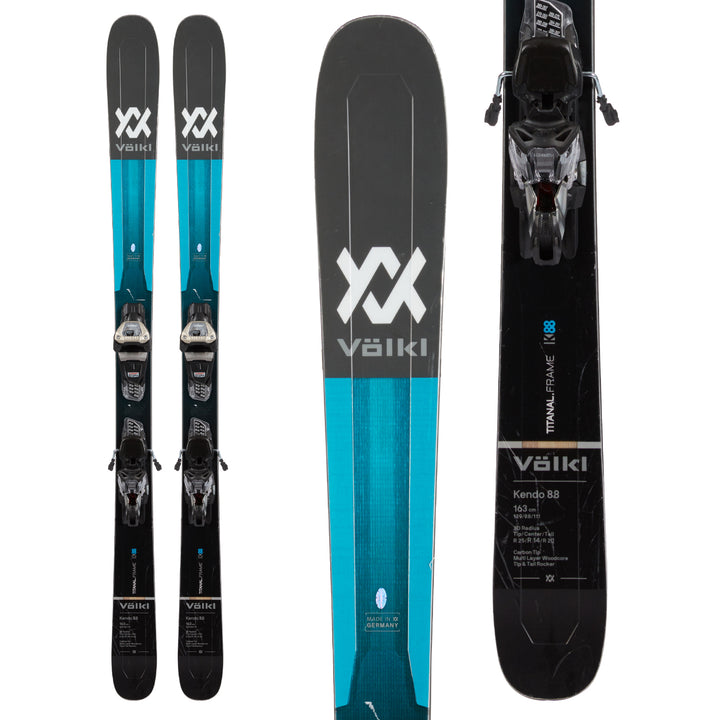 Völkl Kendo 88 Skis + Marker Squire 11 TCX Demo Bindings - Women's 2021