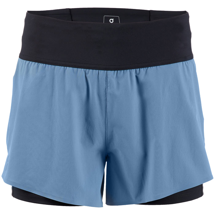 On Running Shorts - Women's Cerulean/Black