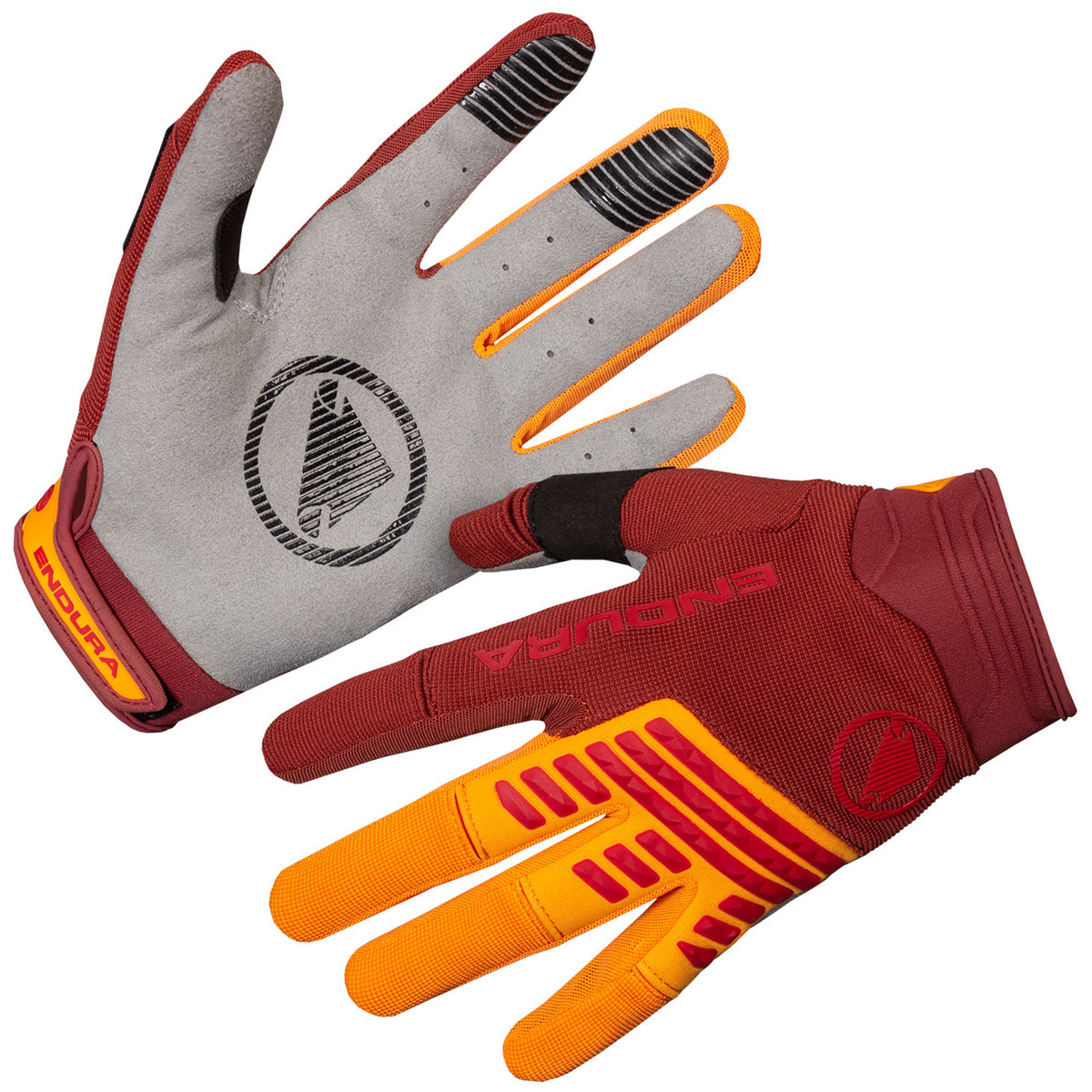 Endura SingleTrack Glove Bike Gloves Tangerine