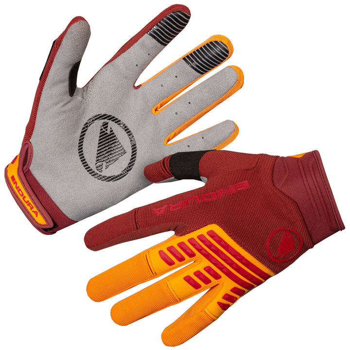 Endura SingleTrack Glove Bike Gloves Tangerine