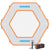 Mission Reef Inflatable Hex Donut Water Lounge