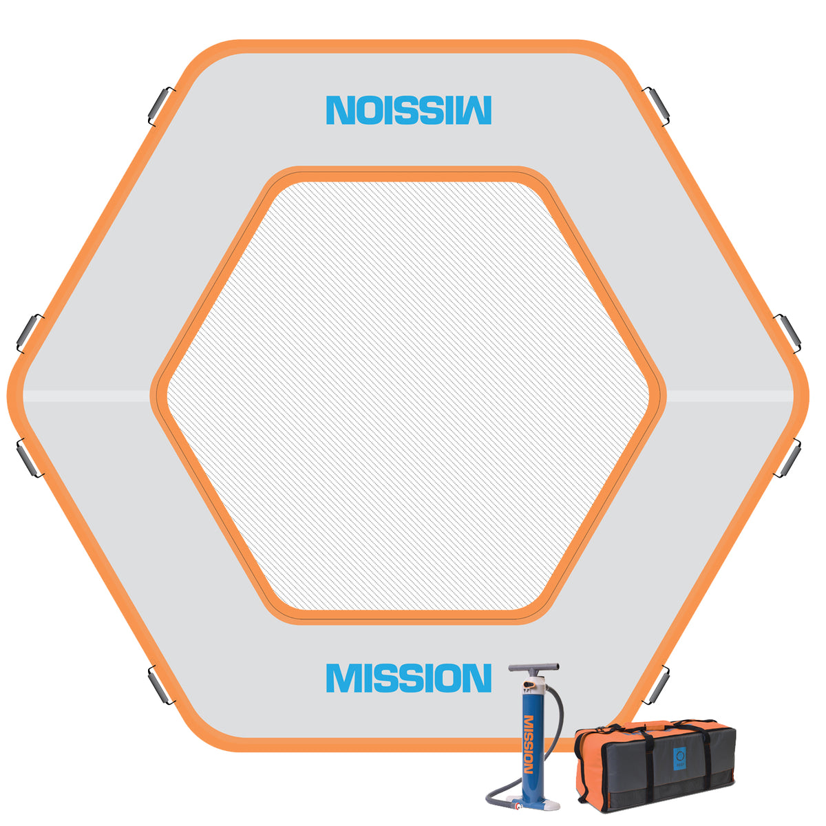 Mission Reef Inflatable Hex Donut Water Lounge