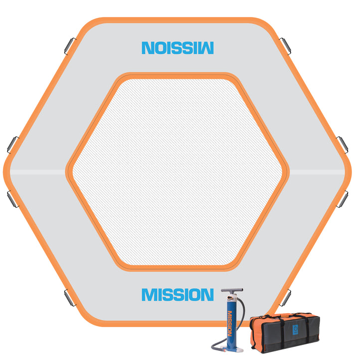Mission Reef Inflatable Hex Donut Water Lounge