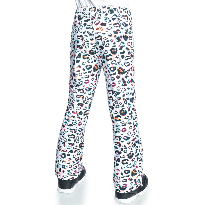 Roxy Backyard Printed Pants - Girls' Bright White Leops