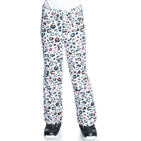 Roxy Backyard Printed Pants - Girls' Bright White Leops::Bright White Leops