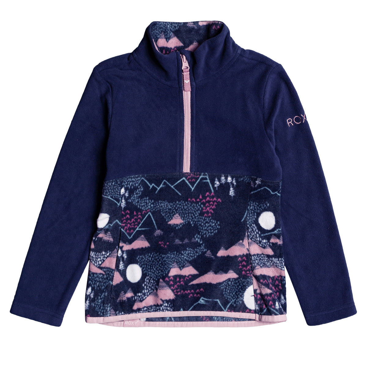 Roxy Mini Reflector Fleece - Toddler Girls' Medieval Blue Moontain