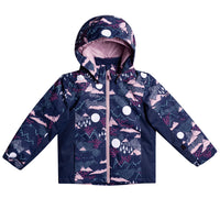 Roxy Snowy Tale Jacket - Toddler Girls' Medieval Blue Moontain::Medieval Blue Moontain