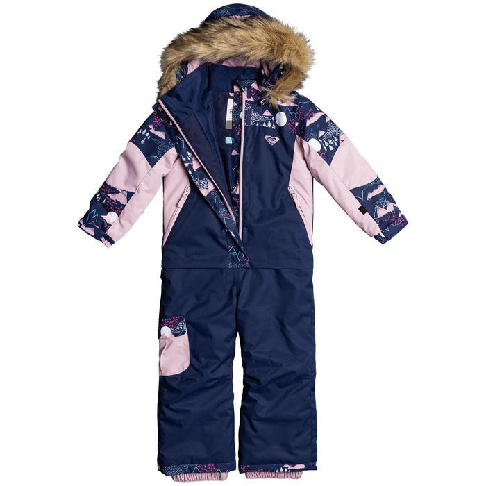 Roxy Sparrow Jumpsuit - Toddler Girls' Medieval Blue Moontain
