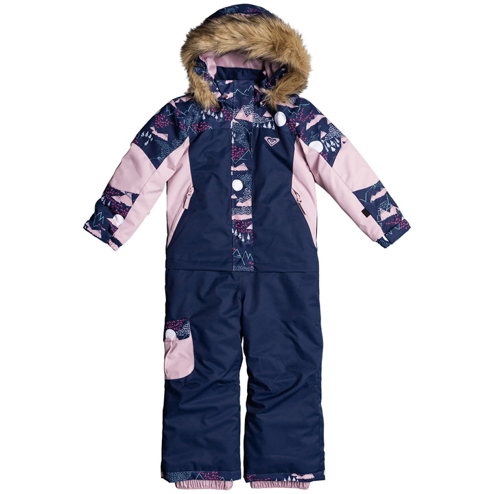 Roxy Sparrow Jumpsuit - Toddler Girls' Medieval Blue Moontain