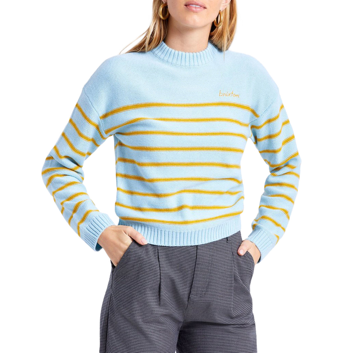 Brixton Hilt Sweater - Women's Crystal Blue