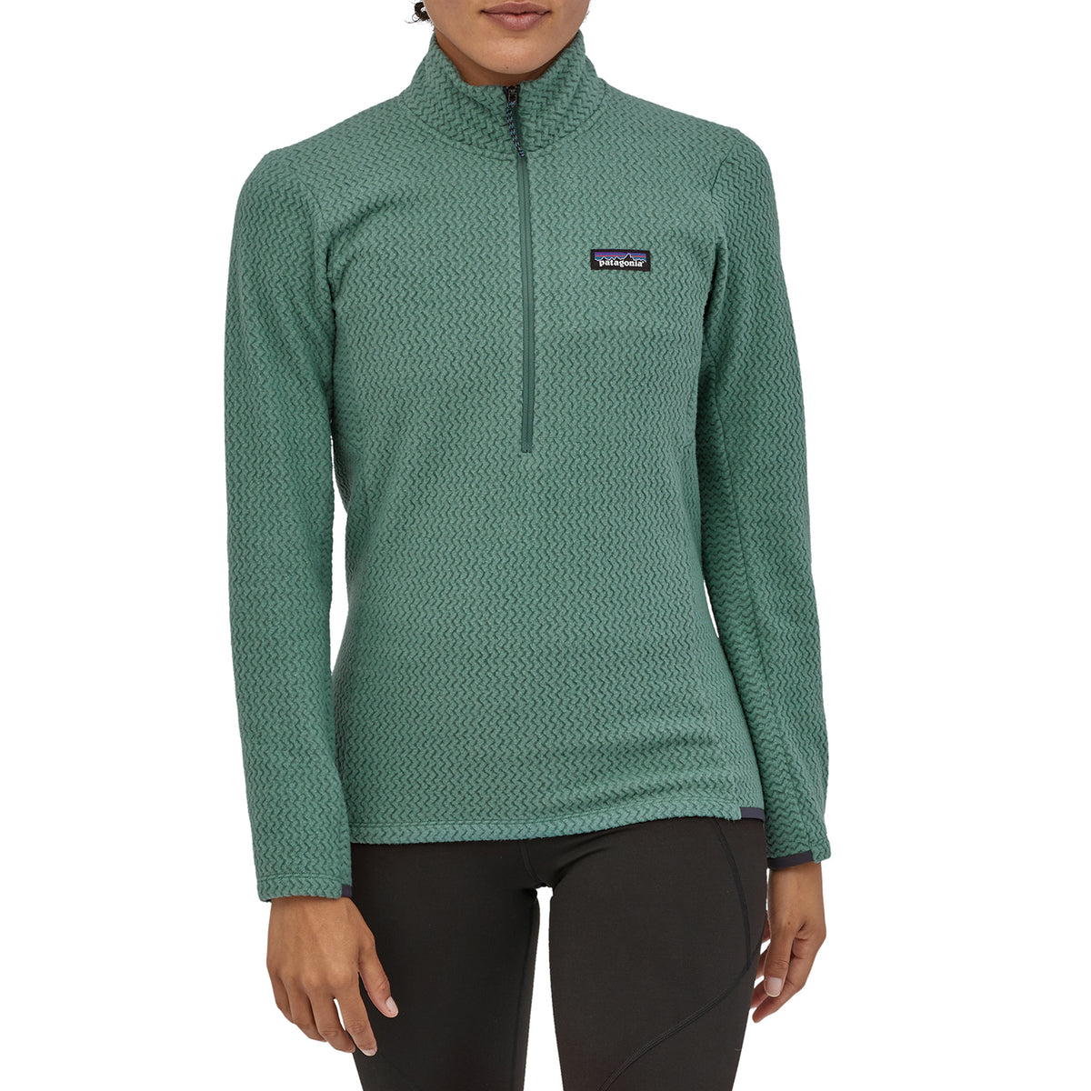 Patagonia R1 Air Zip Neck Top - Women's Regen Green