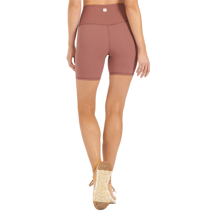 Vuori Rib Studio Shorts - Women's Terracotta